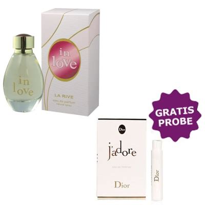 La Rive In Love 90 ml , Probe Dior Jadore, Duftzwillinge.eu.